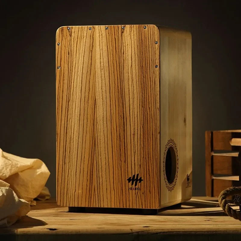 GIOIO Solid Wood Cajon Box Drum — Professional Percussion Instrument