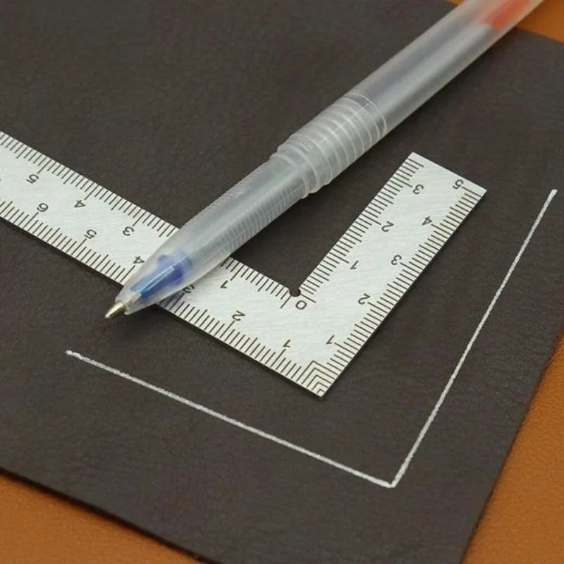 Stainless Steel L-Square Ruler — Multi-Function Right Angle Measuring Tool