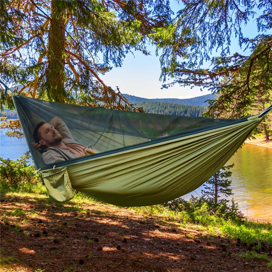 HANMACK Camping Hammock with Mosquito Net — Portable Outdoor Gear