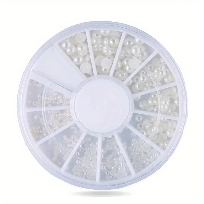 TaoTips Nail Art Rhinestones — Acrylic Crystal Gems for Manicure Decoration