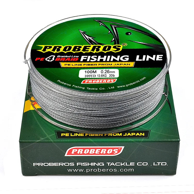 4-Strand Braided Fishing Line — High Strength Multifilament for Carp & Ocean