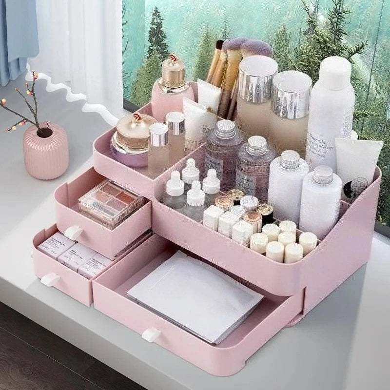 YIYUEQIANLI Desktop Storage Organizer — Multipurpose Cosmetic & Office Drawer