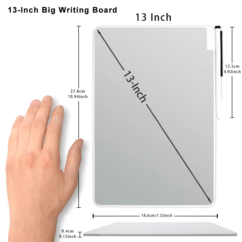 RSP Portable Magnetic Whiteboard — Reusable Sketchpad for Office and Students