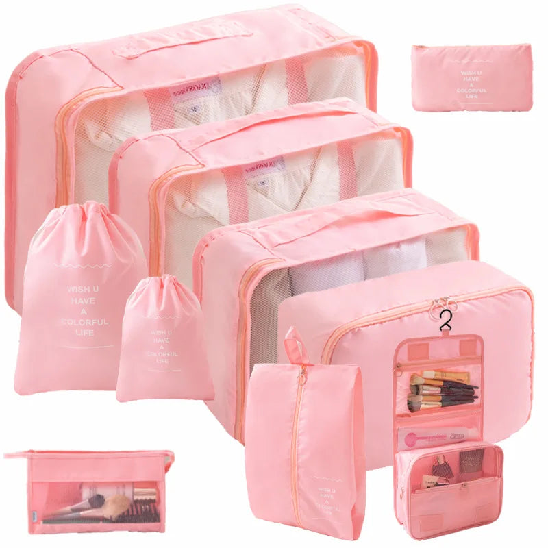 Travel Packing Cube Set — Luggage Organizer Bags for Suitcases