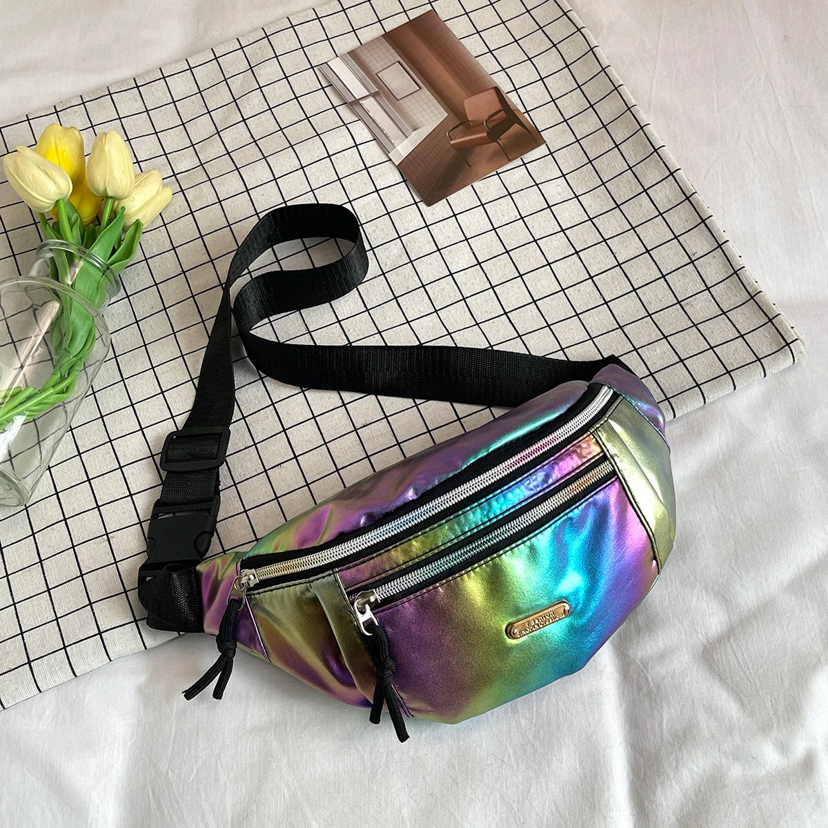AEROCANDY Unisex Waist Pack — Adjustable Crossbody Travel Bag