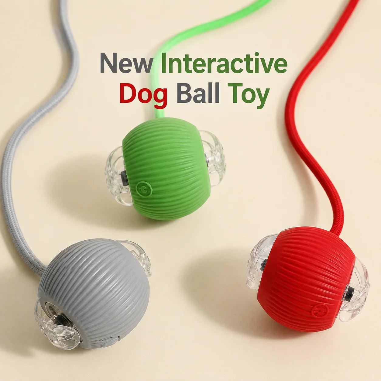 Right Cat Interactive Rolling Dog Ball — Smart Automatic Pet Toy