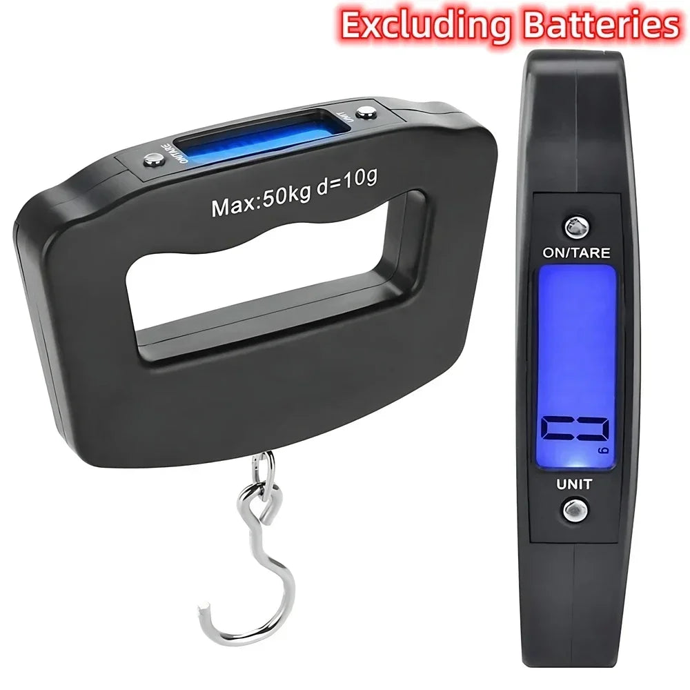 Digital Luggage Scale — Portable Handheld Suitcase Weight Checker
