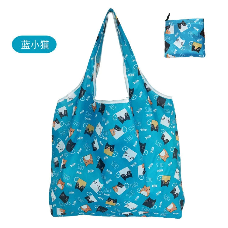 Foldable Reusable Shopping Bags — Heavy Duty Washable Grocery Totes