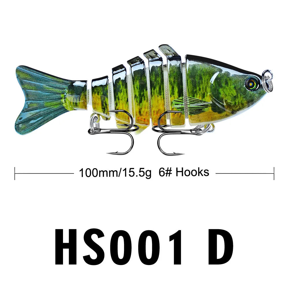 Multi-Section Fishing Lure Set — Versatile Artificial Bait for Various Waters