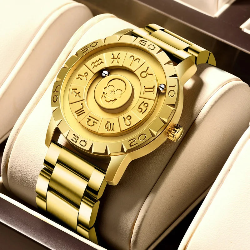 foxbox Magnetic Levitation Watch — Creative Floating Pointer Quartz Timepiece
