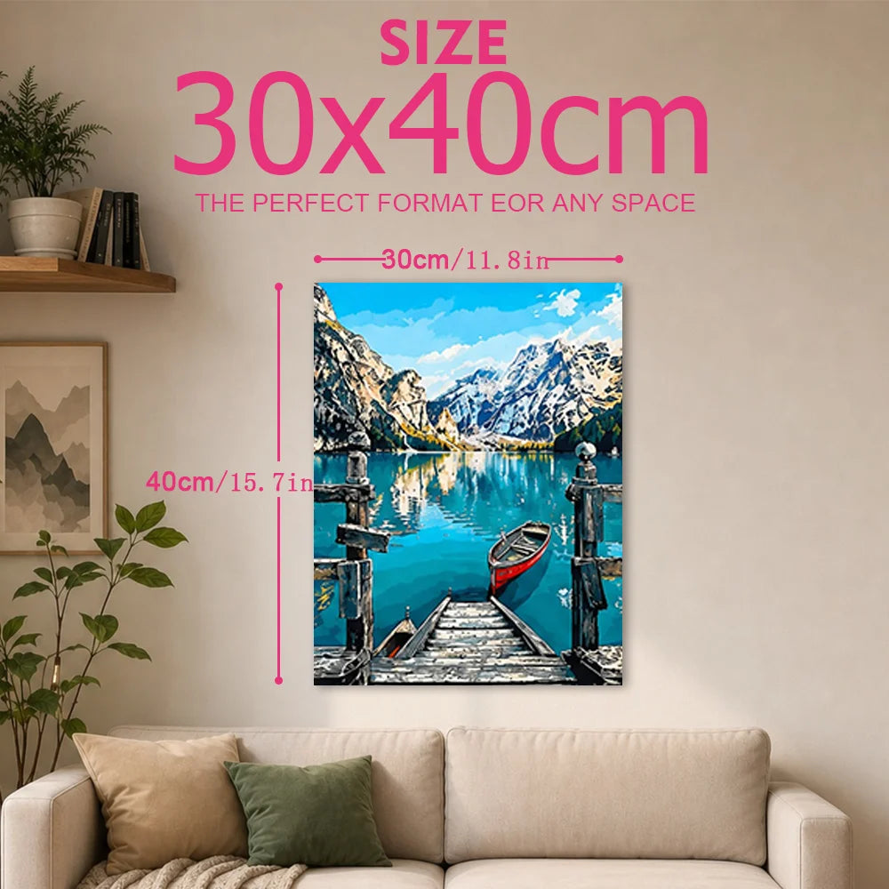 huacan Custom Paint By Numbers — Personalized Canvas Oil Painting Kit