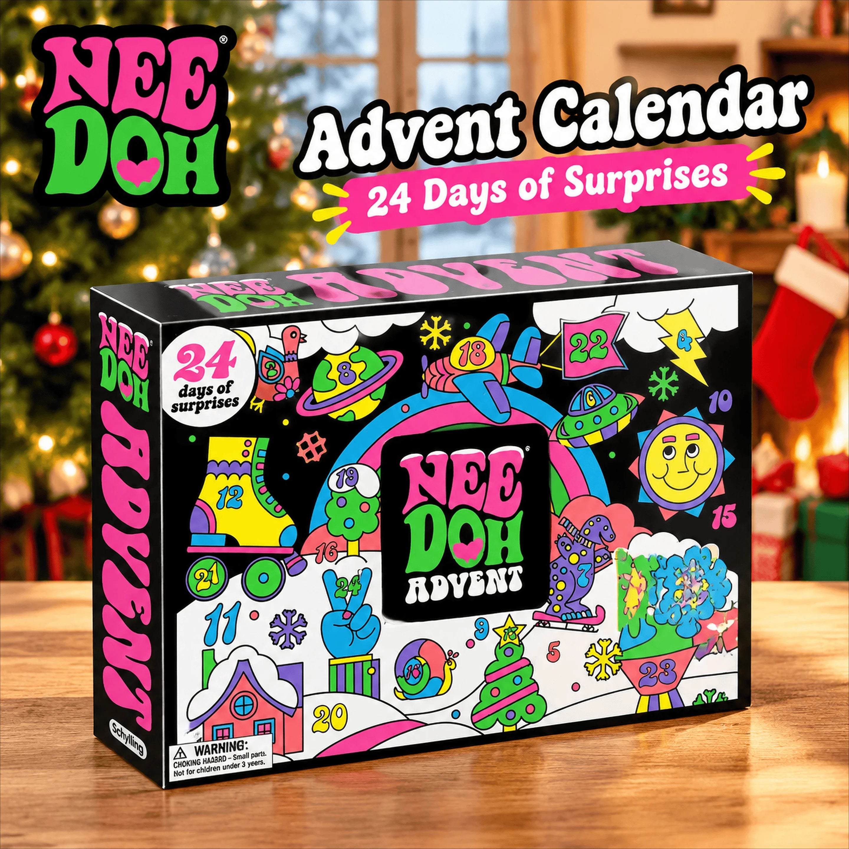 NEEDOH Fidget Doll Advent Calendar — Stress Relief Countdown Toy