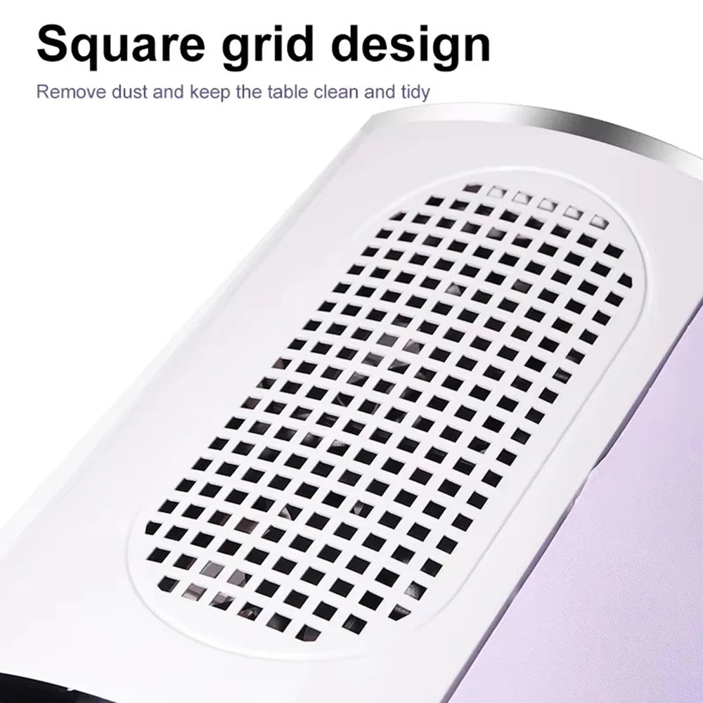 LULAA Nail Dust Collector — High Power Vacuum with Dual Fans
