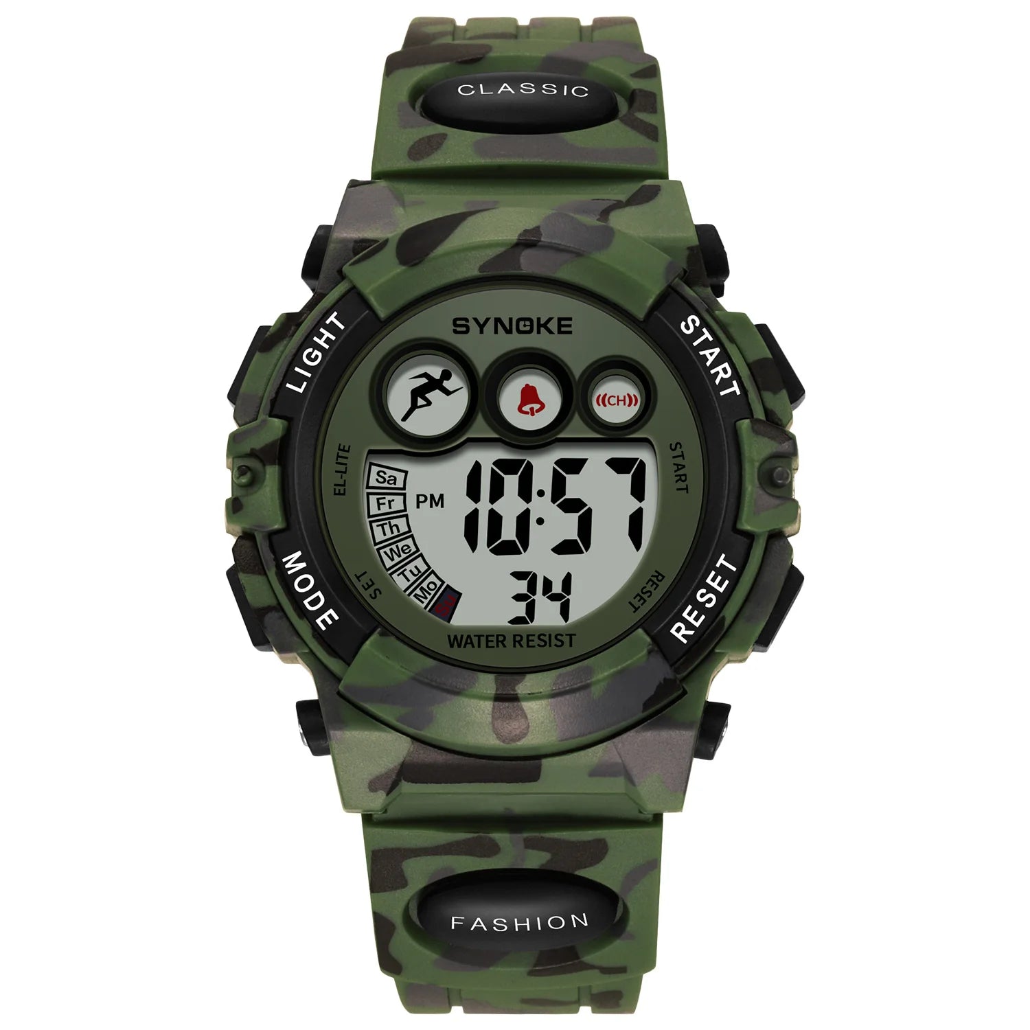 SYNOKE Digital Kids Watch — Waterproof Sport Wristwatch with LED Light