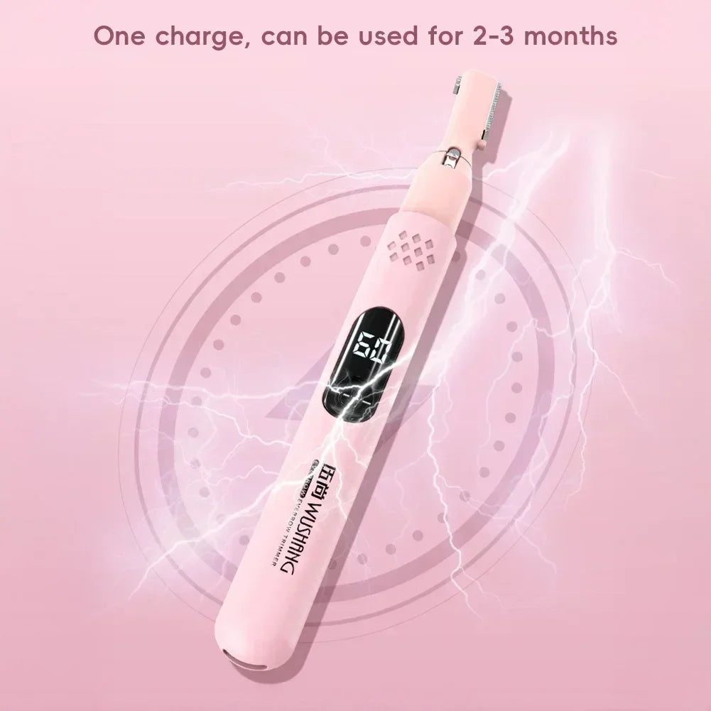 Portable Electric Eyebrow Trimmer — Multifunctional Facial Hair Remover