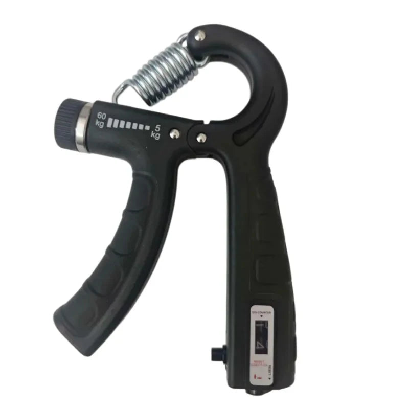 Adjustable Hand Grip Strengthener — Muscle Training Tool with Counter