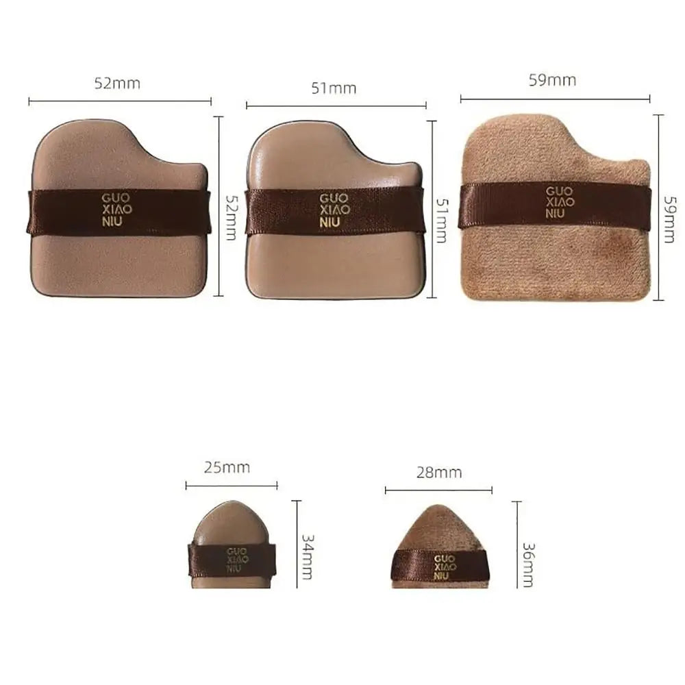 Mini Makeup Blender Puffs — Double Sided Cosmetic Sponges for Liquid Foundation