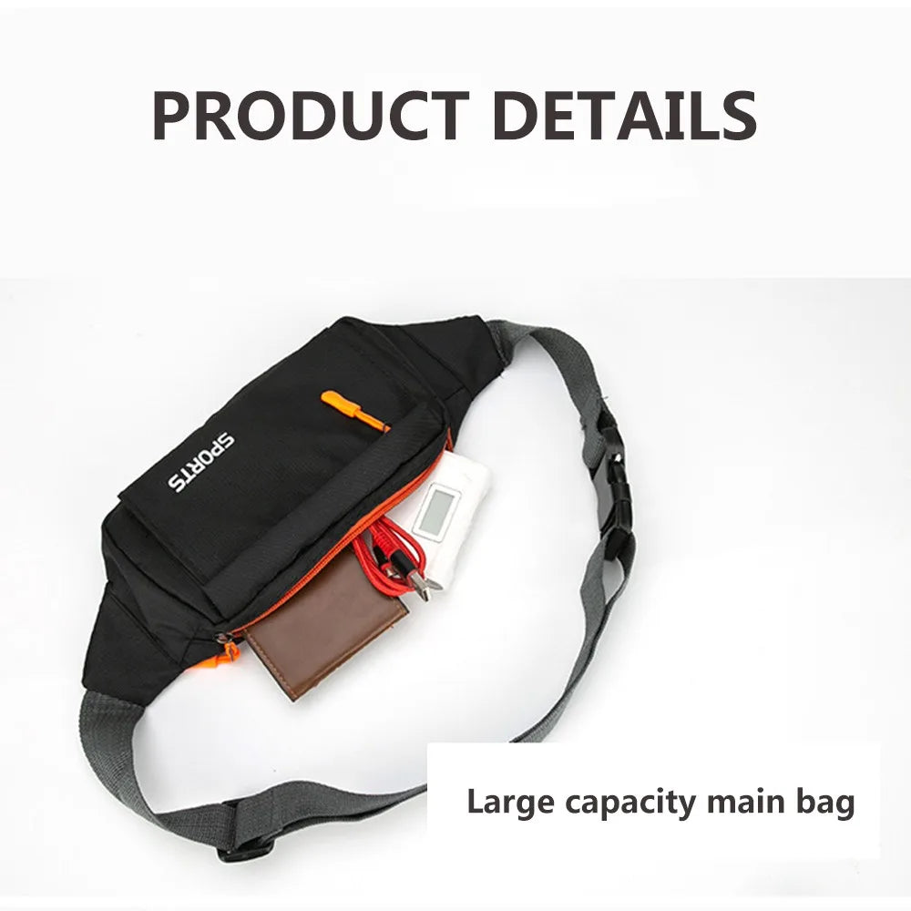AyeBeau Waterproof Waist Pack — Versatile Crossbody Belt Bag for Travel and Sports