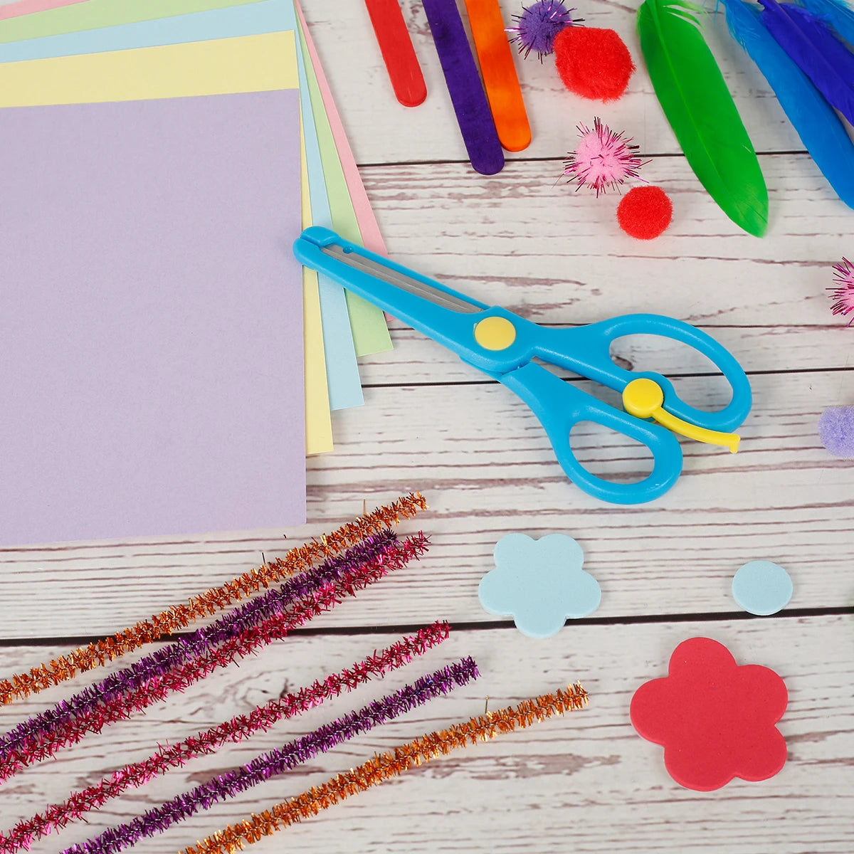 Kids DIY Art and Craft Supply Set — Creative Multi-Piece Activity Kit
