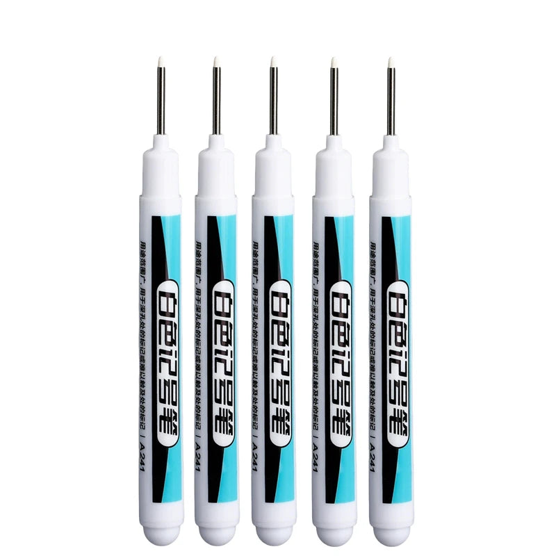 HOPK White Permanent Marker Pens — Multi-Surface Paint Pen Set