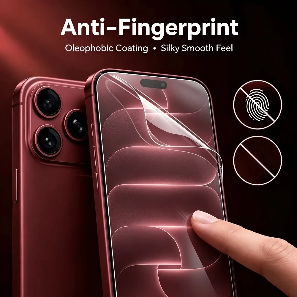 NNBILI Hydrogel Screen Protector — Full Coverage Anti-Scratch Film
