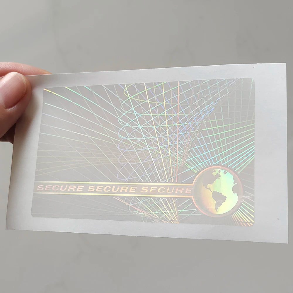 XMYLNG Holographic Decoration Stickers — Waterproof Clear Laser Labels