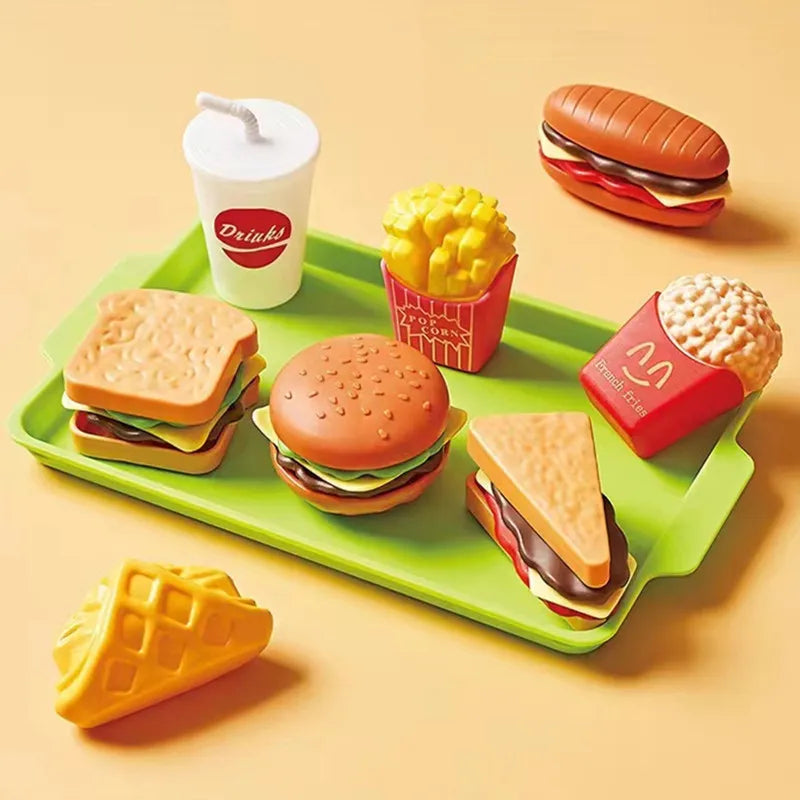 FoPcc Pretend Play Food Set — Simulation Kitchen Toy for Kids