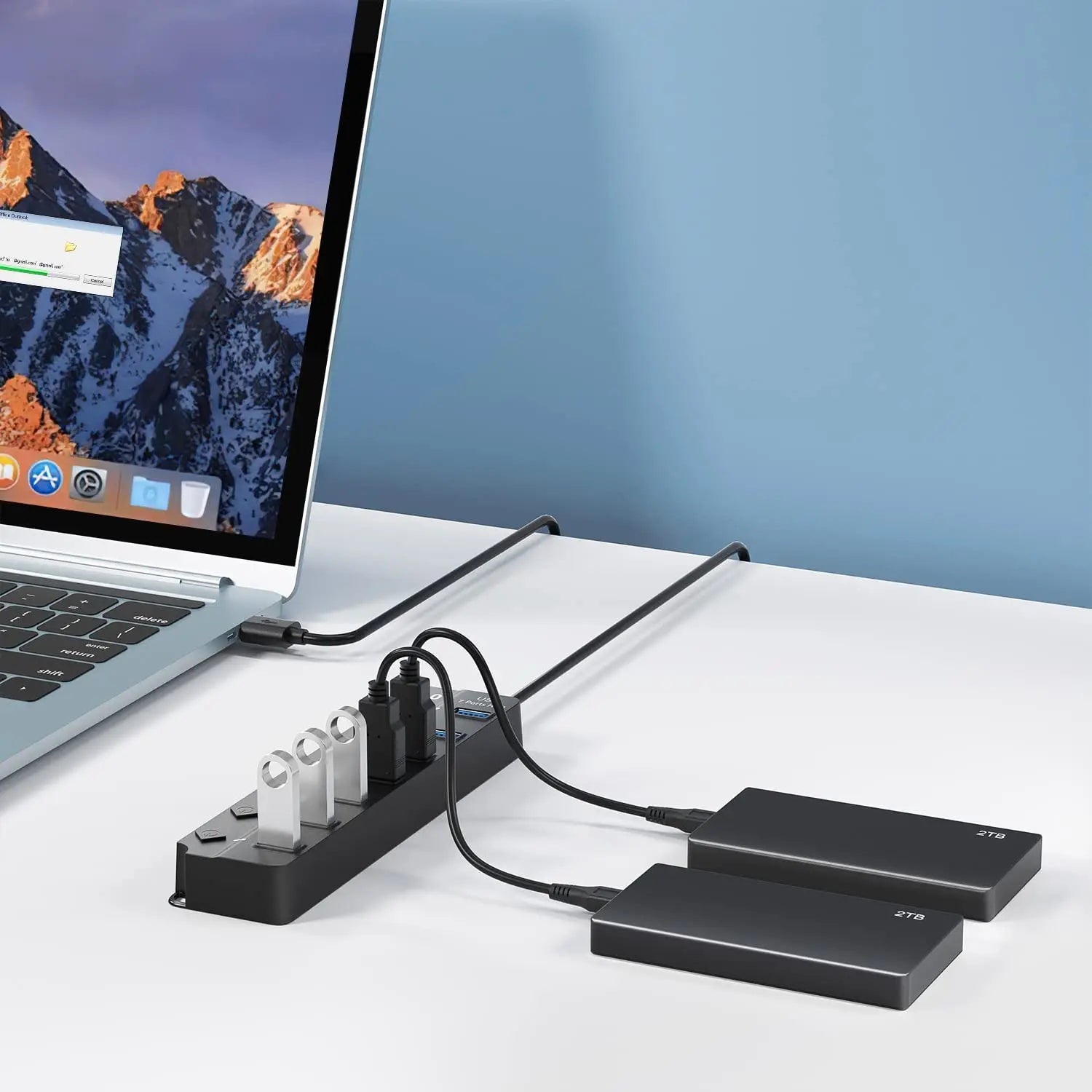DIWROLY USB 3.0 Hub — High-Speed Multi-Port Expander for Laptops