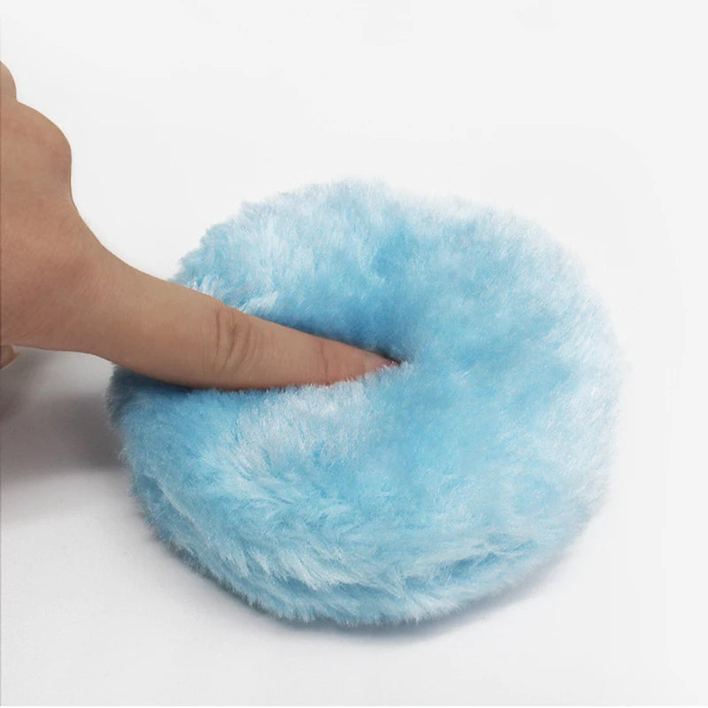Large Fluffy Powder Puff — Soft Velour Makeup & Body Tool
