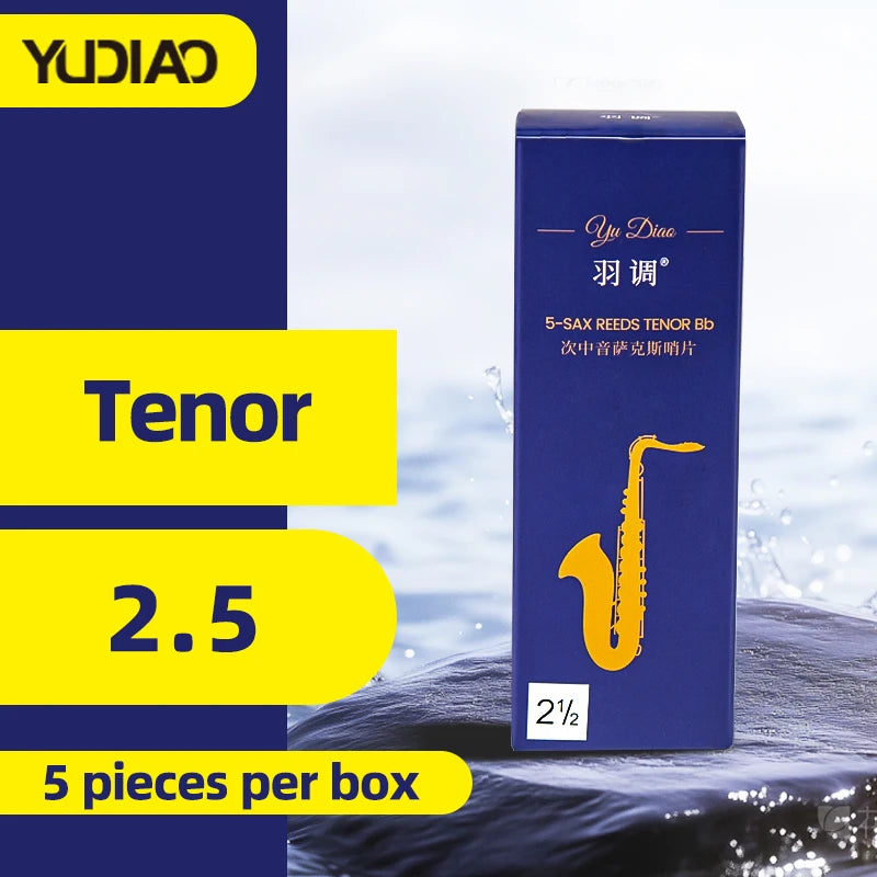 Saxophone Reeds — Natural Air-Dried Wood for Alto, Tenor, and Soprano