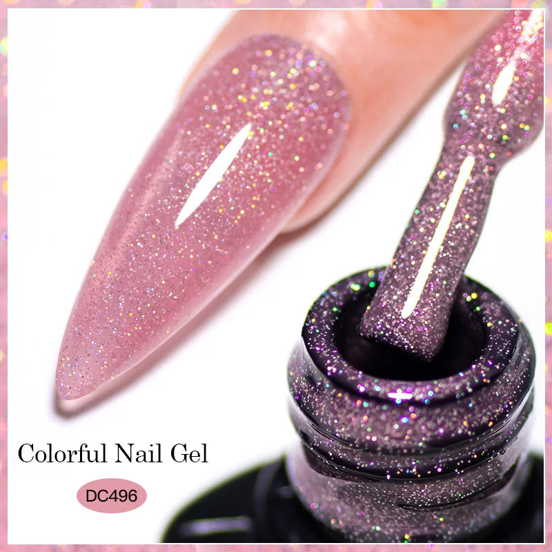 Mtssii Reflective Glitter Gel Nail Polish — Sparkling Holographic Effect