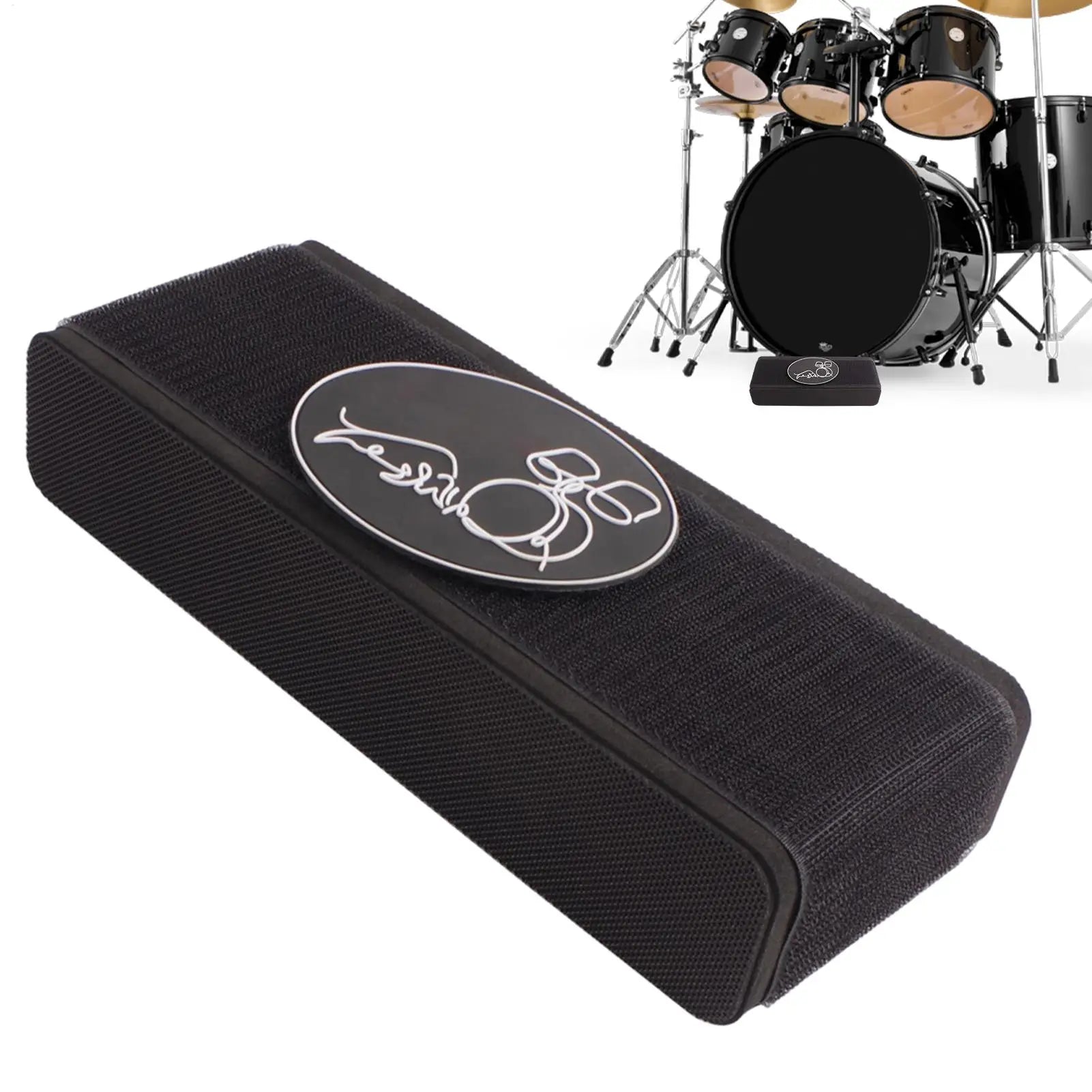 Bass Drum Stabilizer Pad — Non-Slip Pedal Anchor for Drum Kits