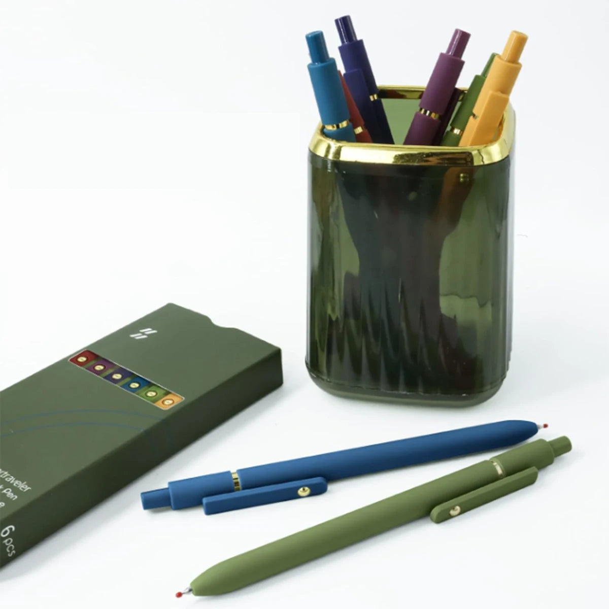 Gel Pen Set with Refills — Smooth Writing Fine Tip Pens, 25 Pack