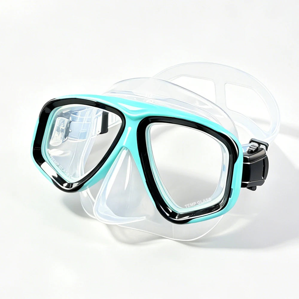 Snorkel Mask Swimming Goggles — Wide View Scuba Diving Gear