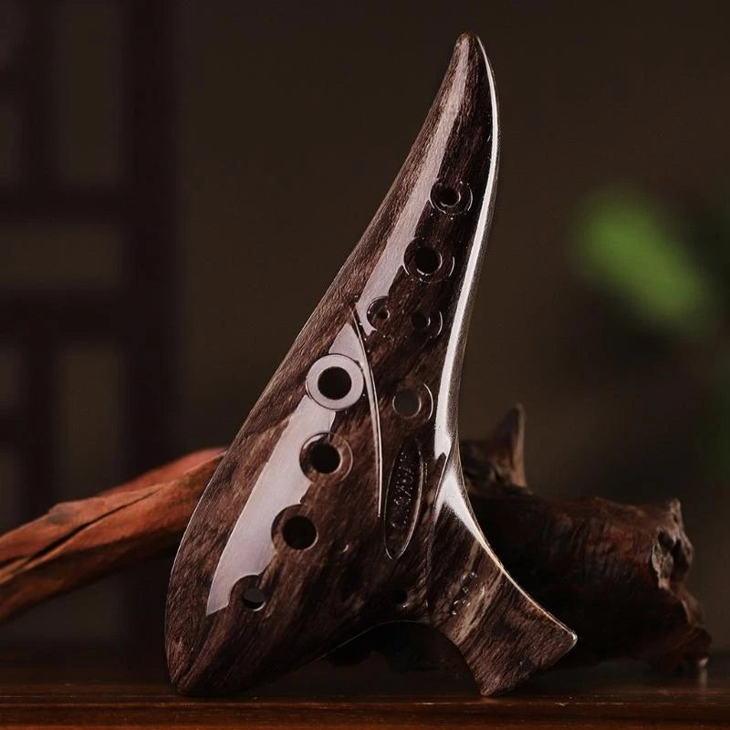 12 Hole Ceramic Ocarina — Musical Wind Instrument for Beginners