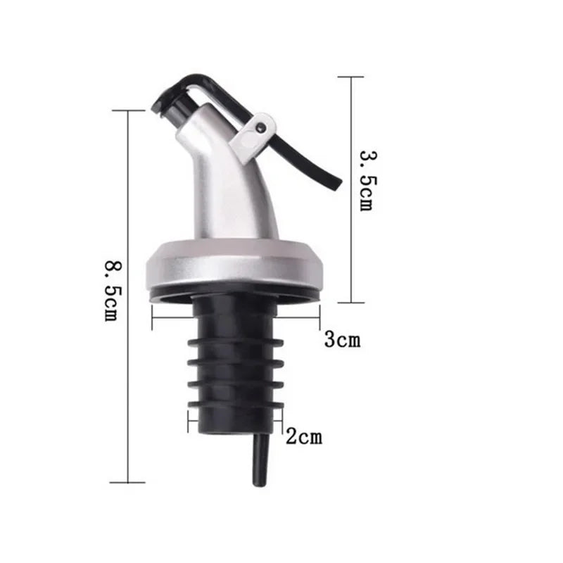 RLJLIVES Liquor Dispenser Pourer — Leak Proof Bottle Stopper for Kitchen & Bar
