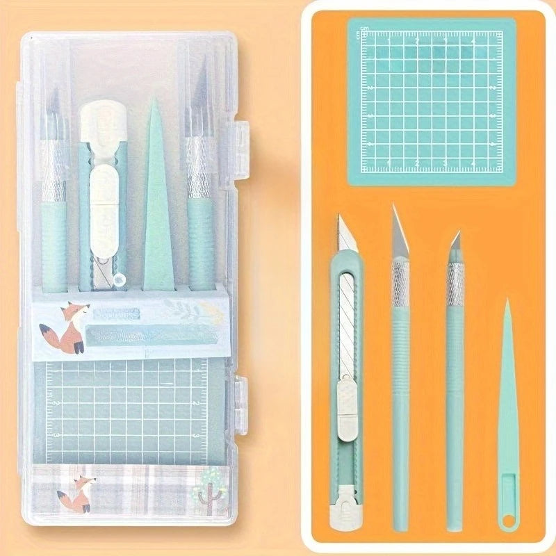 5-Piece Scrapbook Tool Set — Precision Crafting & Carving Kit