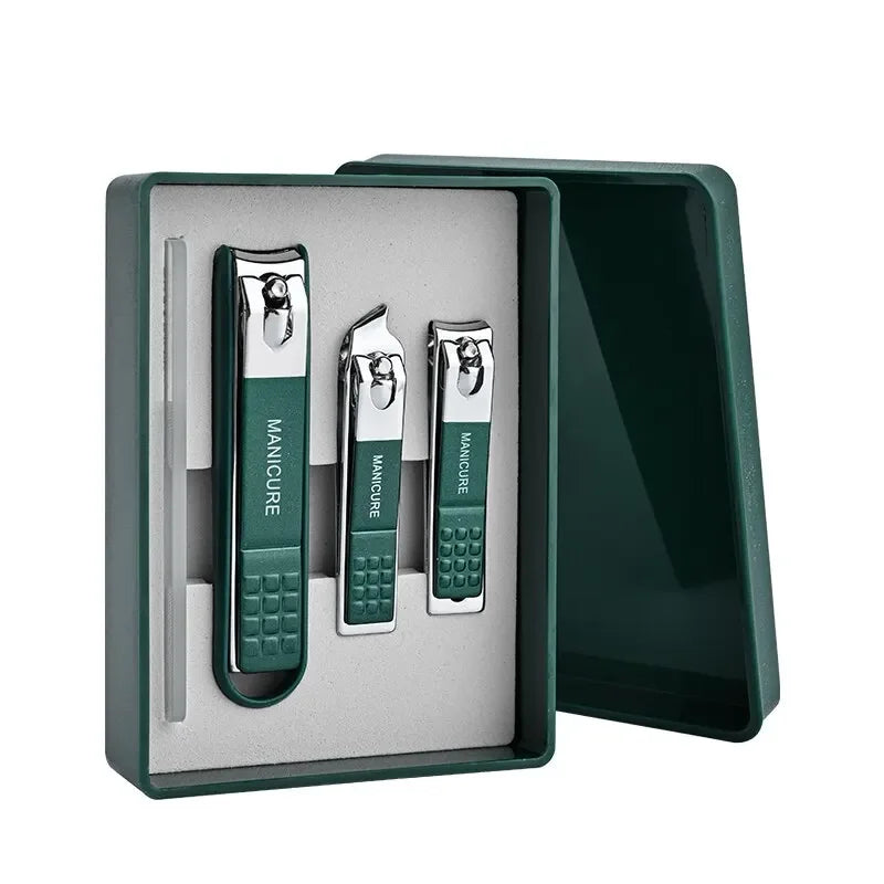 Nail Clipper 4-Piece Set — Professional Pedicure and Manicure Tools