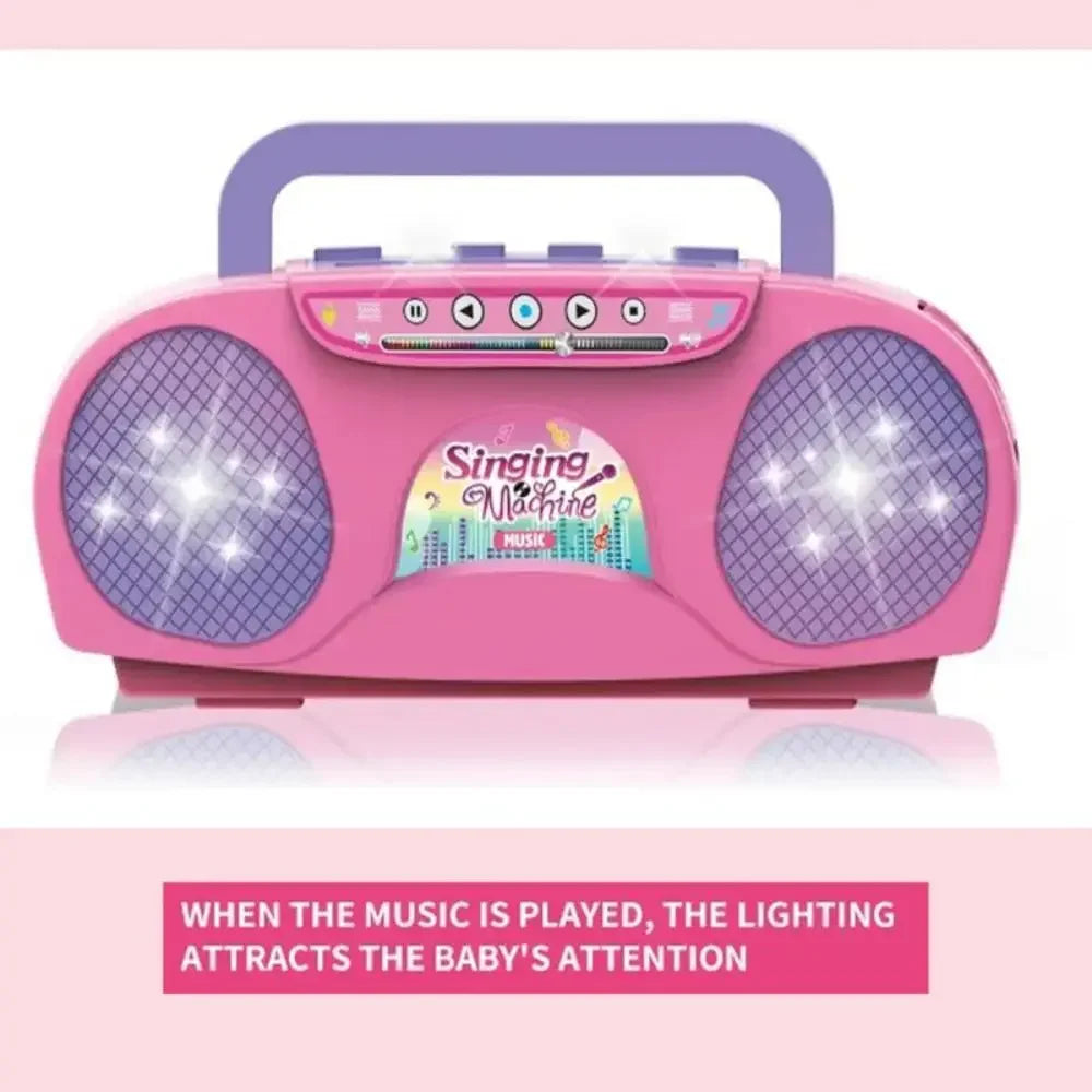 Kmoist Karaoke Microphone Machine — Light-Up Singing Toy for Kids
