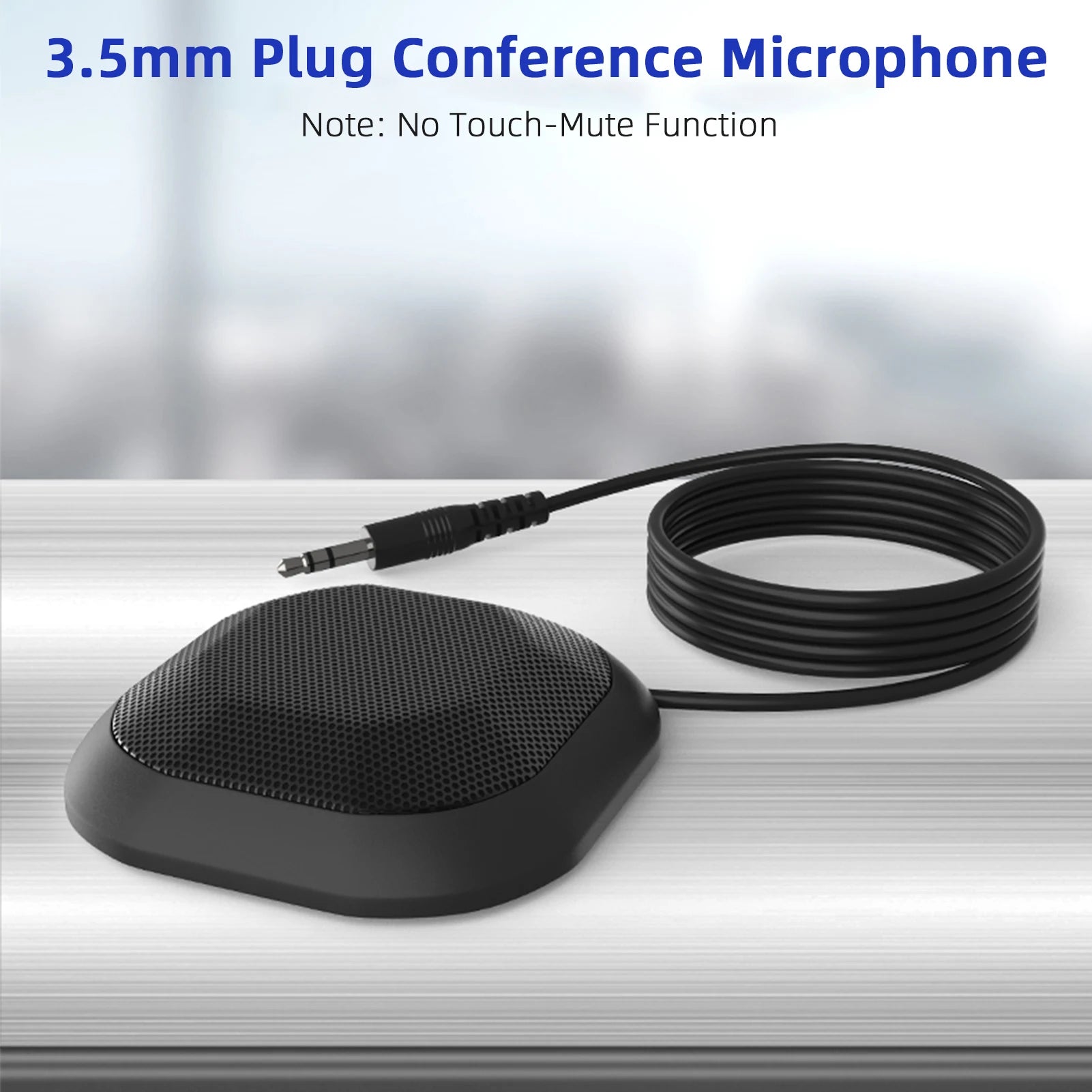 Aibecy USB Conference Microphone — 360° Omnidirectional Desktop Mic
