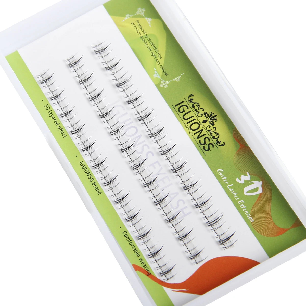 IGUIONSS Lower False Eyelashes — Natural Nude Makeup Style, 6mm