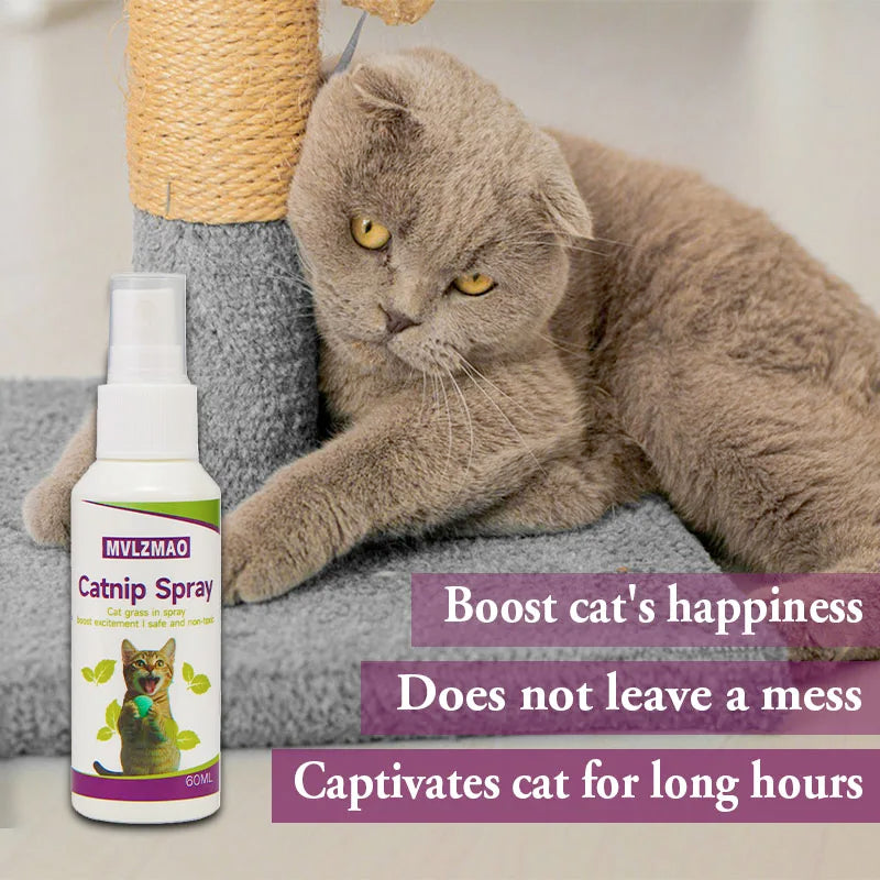 Catnip Behavior Spray — Playful Stimulant & Stress Relief Mist