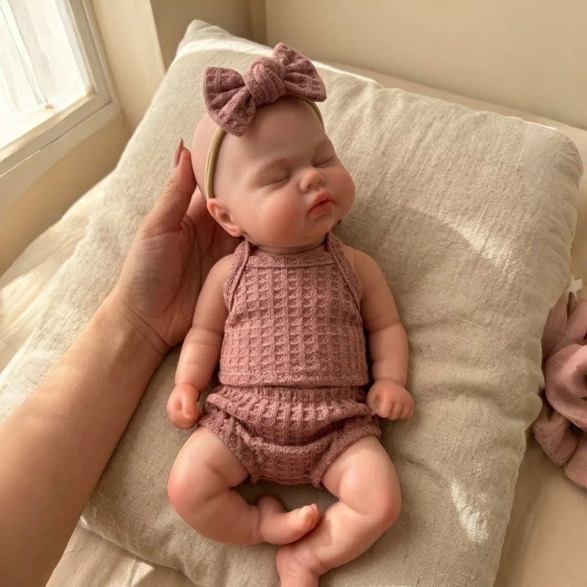 CatDoneca Lifelike Silicone Baby Doll — Soft Touch Reborn Girl Toy