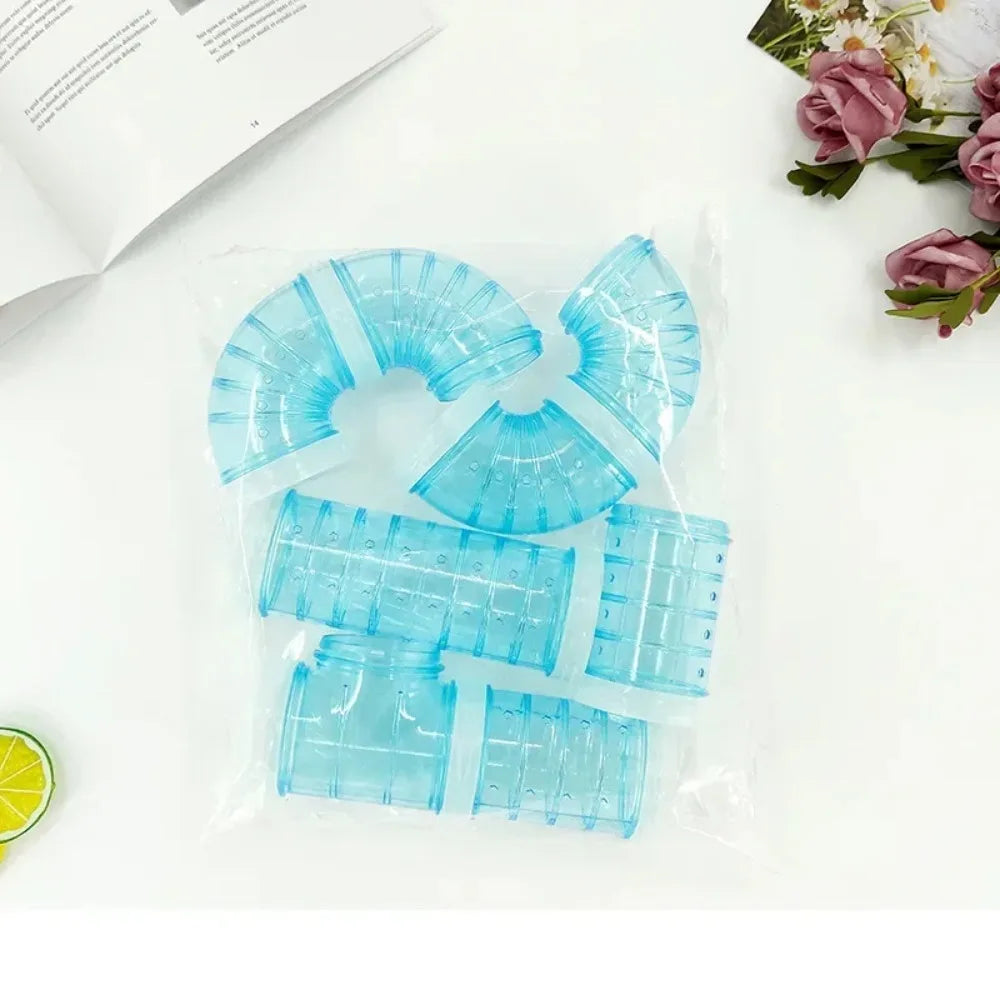 DIY Small Animal Tube Maze Set — Customizable Tunnel System for Cages