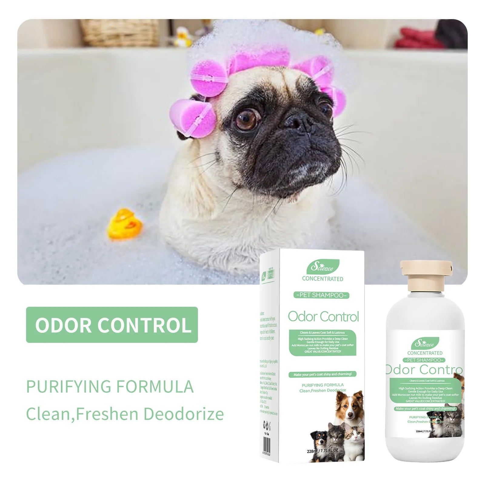 Pet Shampoo — Hypoallergenic Formula