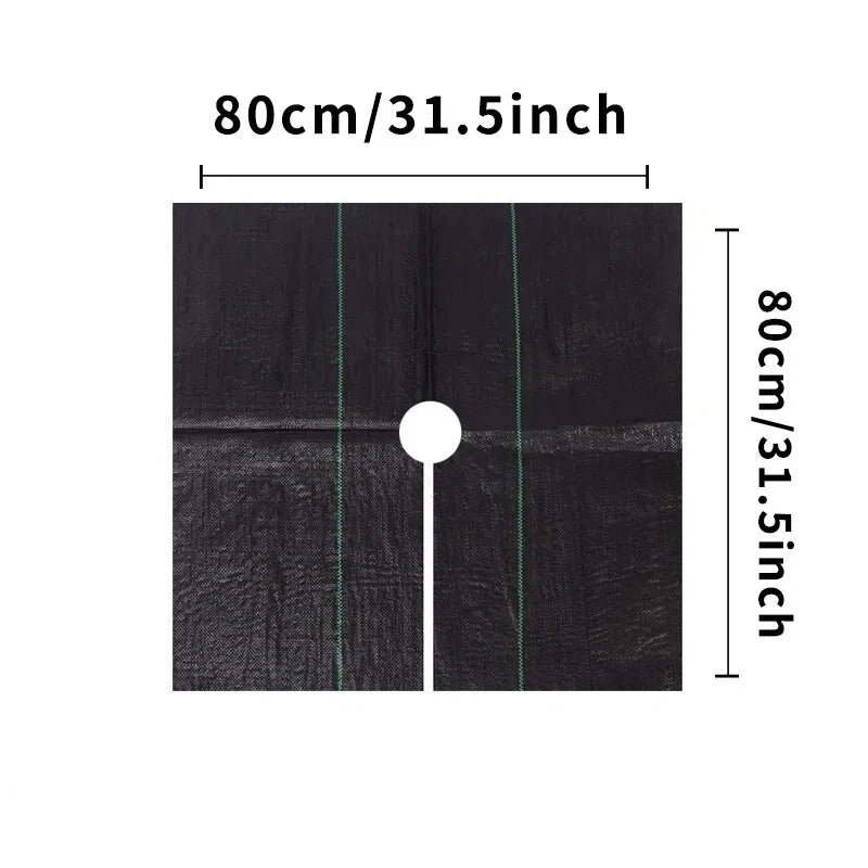 Adhere To Fly Weed Barrier Mat — Reusable Tree Moisturizing Hoods