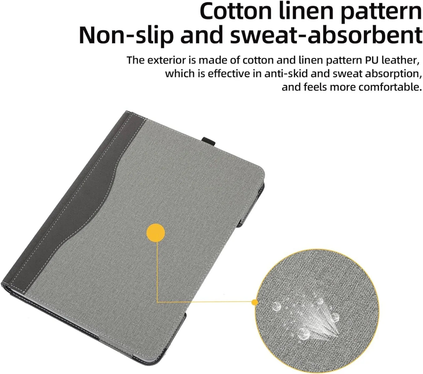 YNMIWEI PU Leather Laptop Sleeve — Protective Case for 14.4 Inch 2-in-1 Laptops