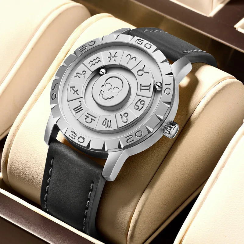foxbox Magnetic Levitation Watch — Creative Floating Pointer Quartz Timepiece
