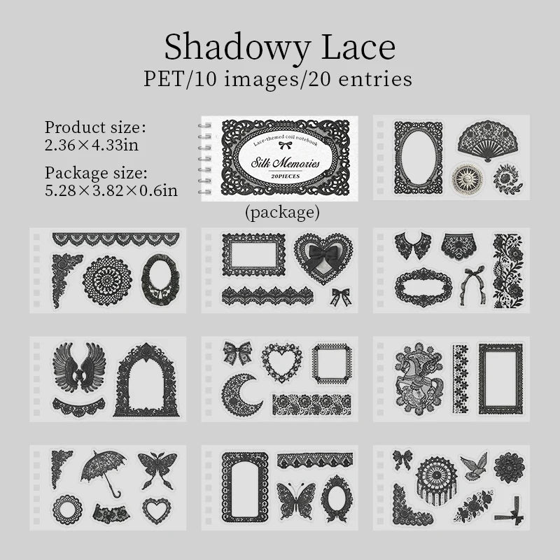 Lace Sticker Book — DIY Scrapbooking Kit
