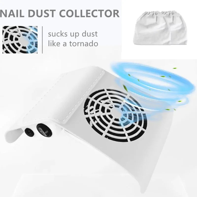 Kellegoos Nail Dust Collector — Quiet Manicure Vacuum for Nail Art